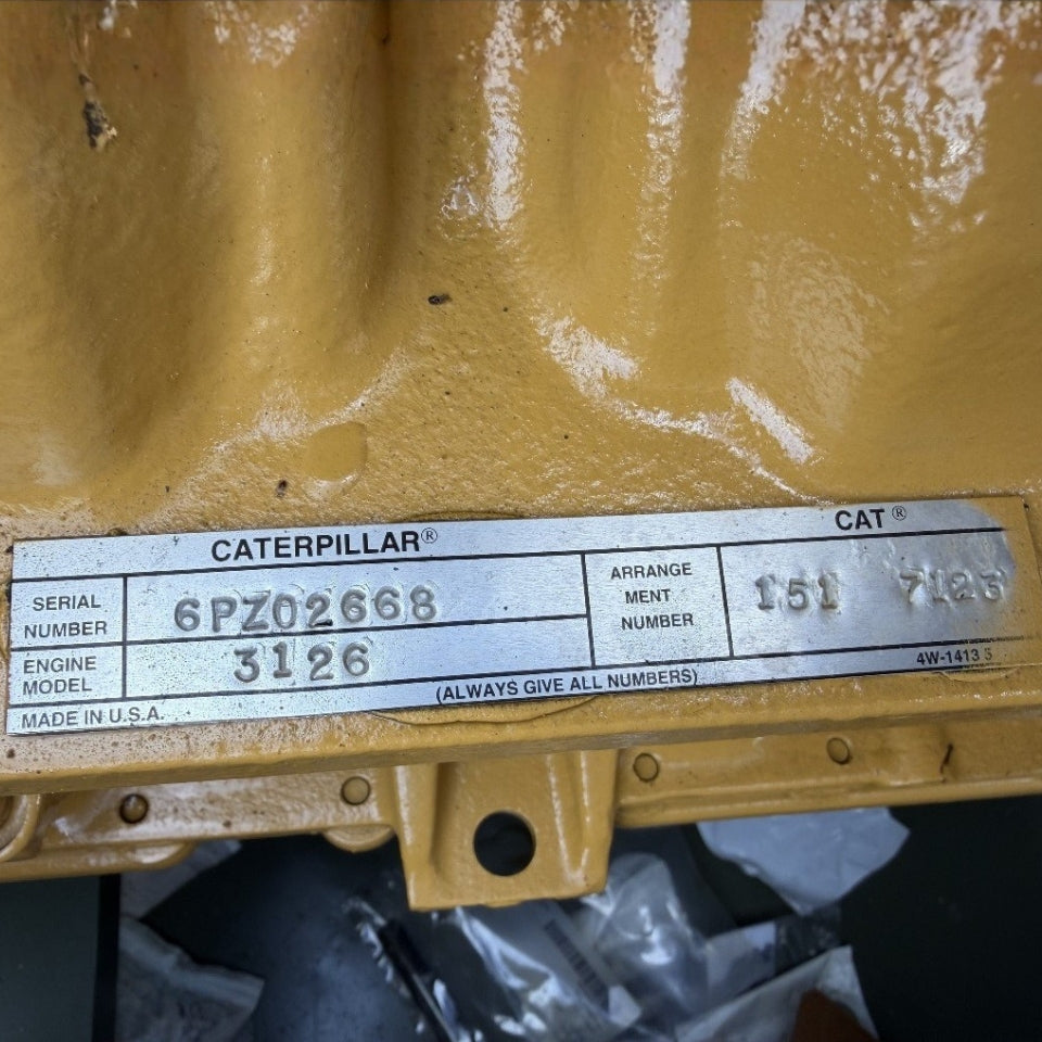 1999 CAT 3126 275HP 6 Cyl New Diesel Engine For Sale - hdengines.com