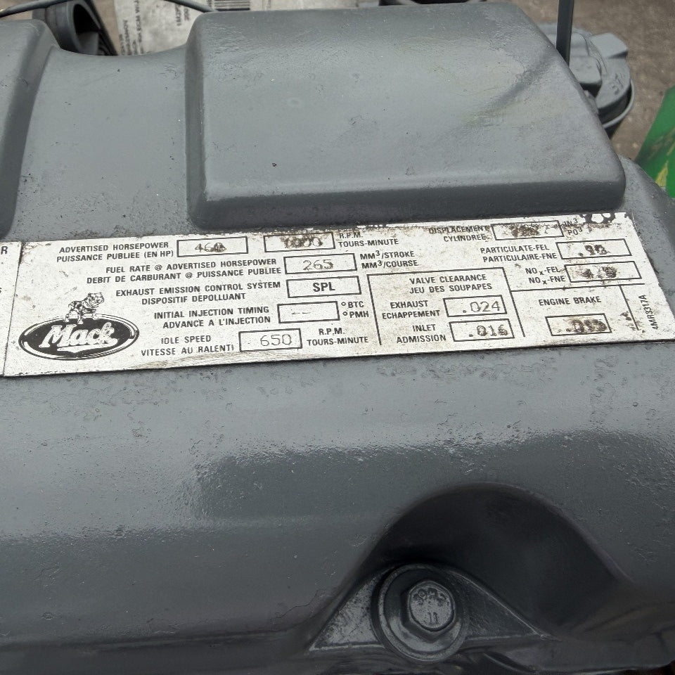 1999 Mack E7-460 460HP 6 Cyl Diesel Engine with Jake Brakes For Sale - hdengines.com