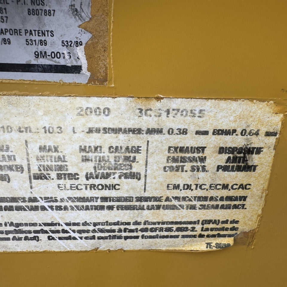 2000 CAT C10 370HP 6 Cyl – Diesel Truck Engine with Jake Brakes for Sale - hdengines.com