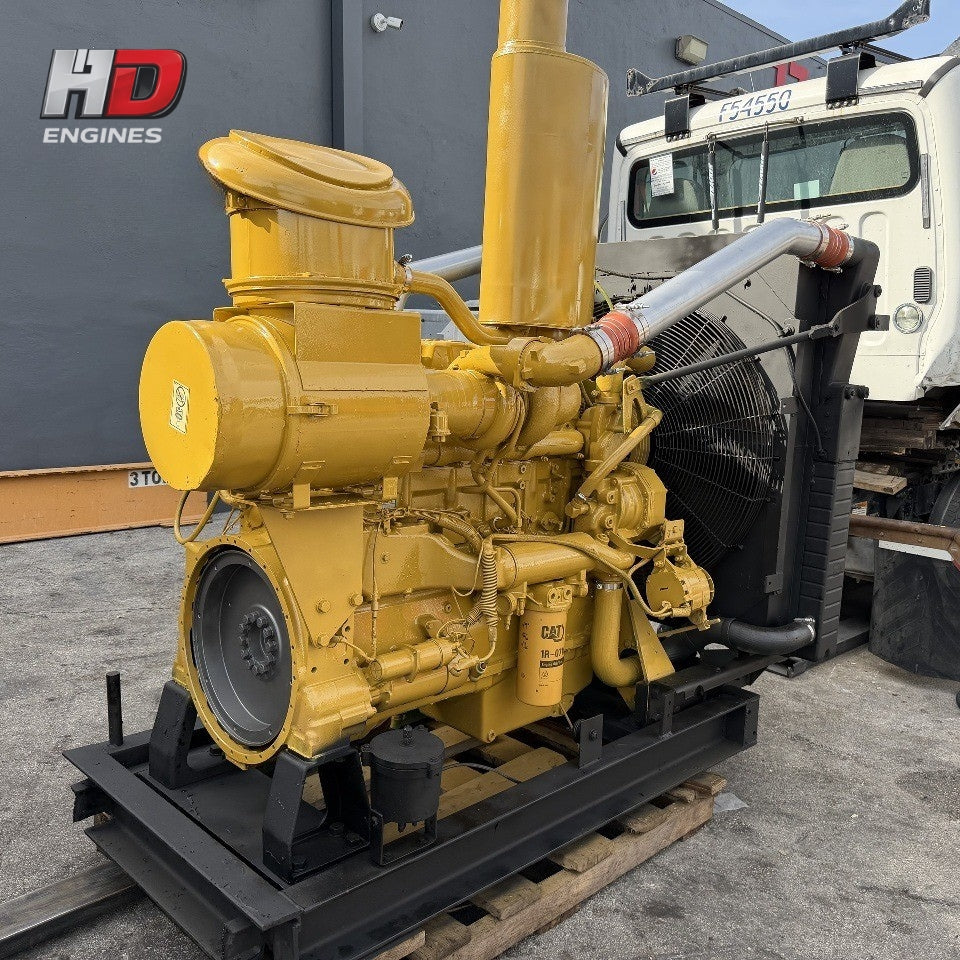 2000 CAT 3406E 575HP 6 Cyl – Industrial Diesel Power Unit with Control Panel - hdengines.com