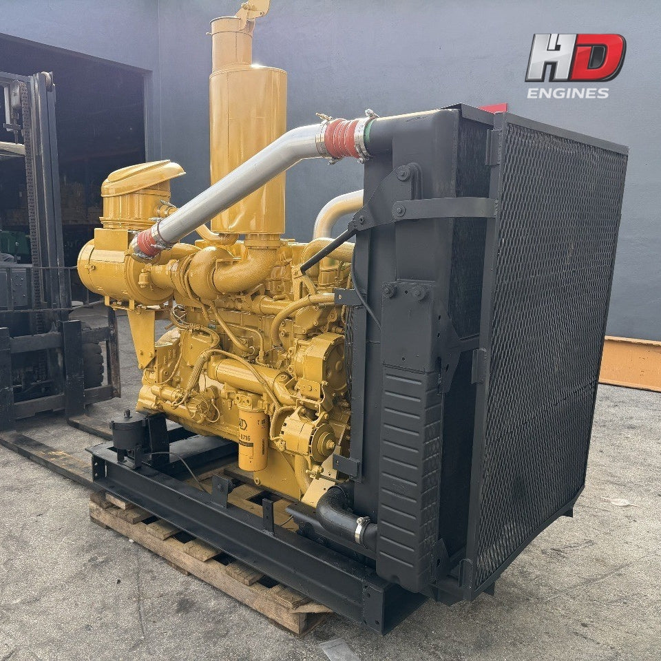 2000 CAT 3406E 575HP 6 Cyl – Industrial Diesel Power Unit with Control Panel - hdengines.com
