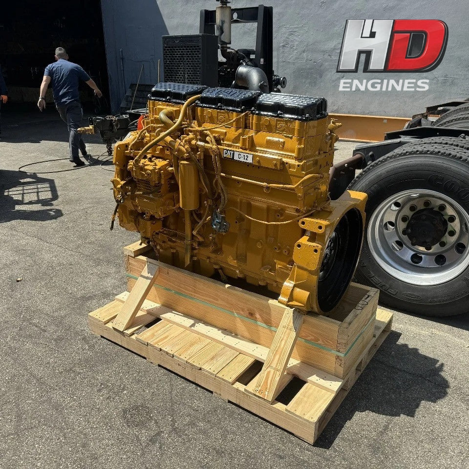 2002 CAT C12 455HP 6 Cyl – Diesel Truck Engine with Jake Brakes for Sale - hdengines.com