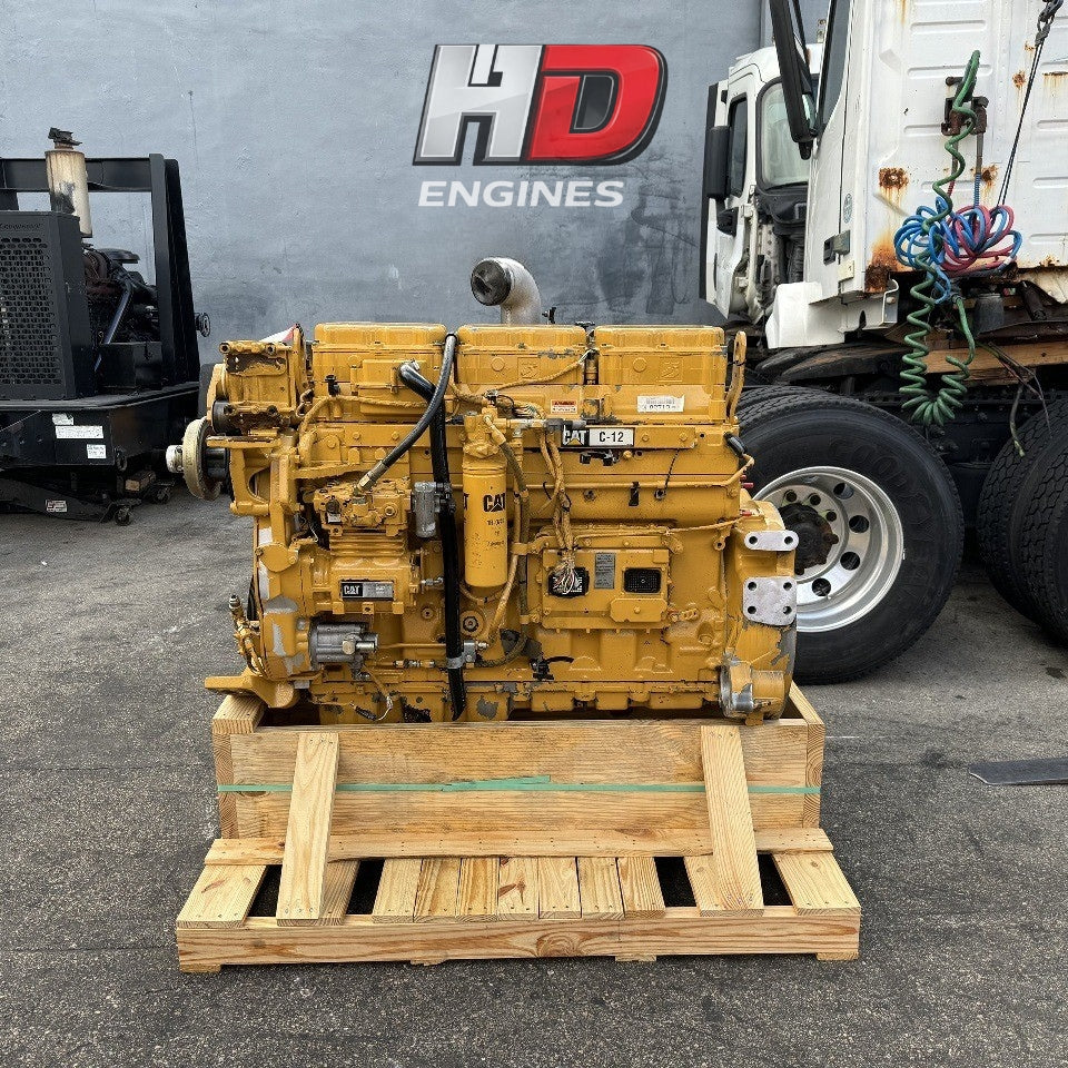 2003 CAT C12 380HP 6 Cyl – Diesel Truck Engine with Jake Brakes for Sale - hdengines.com