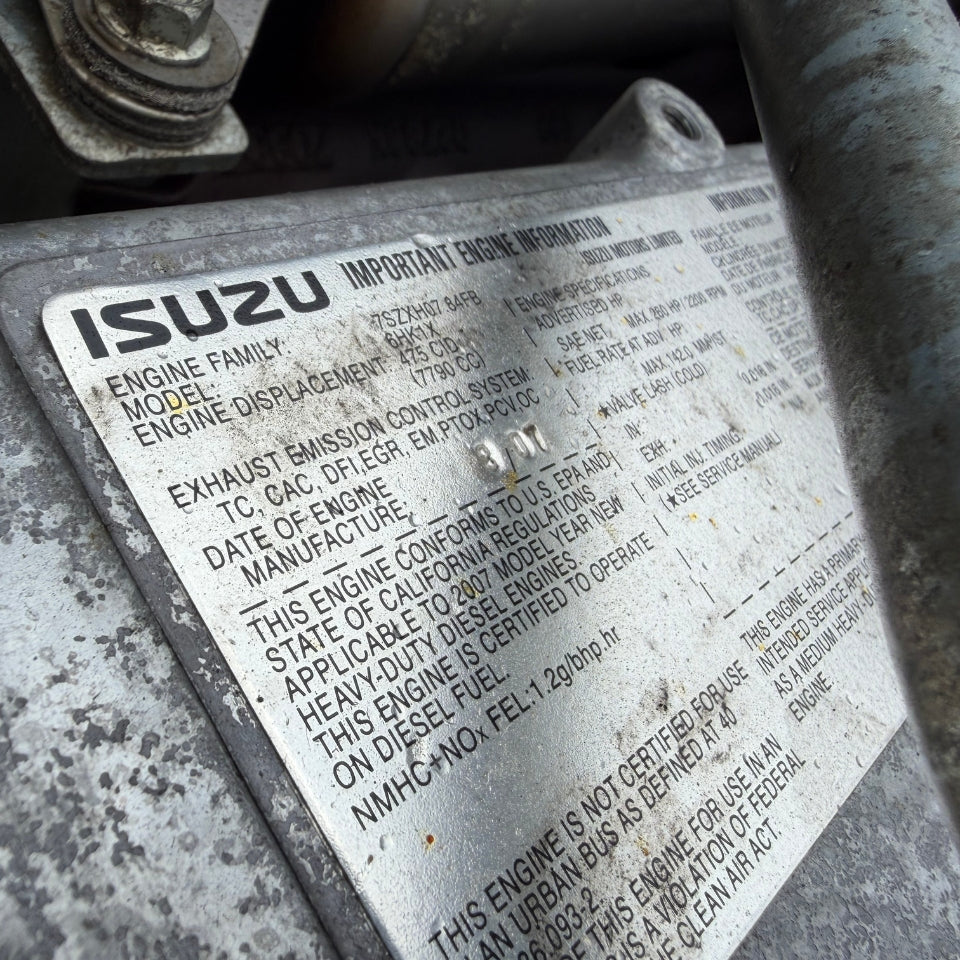 Isuzu 6HK1 260HP 6 Cyl Engine for Sale - 2007 Model