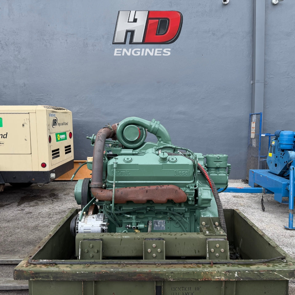 New 2010 Detroit 8V92TA Diesel Engine, Model 80837493, 500HP, Part #3041219