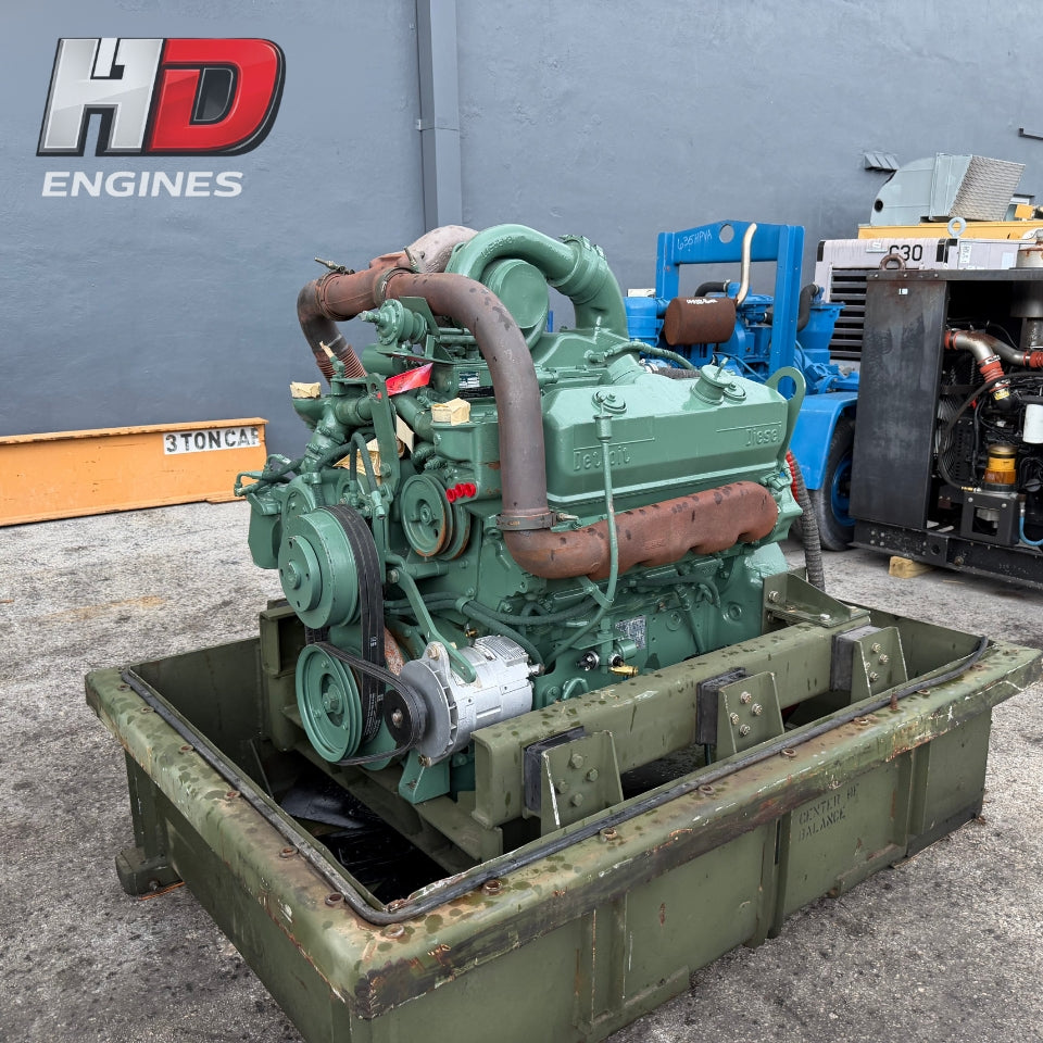 New 2010 Detroit 8V92TA Diesel Engine, Model 80837493, 500HP, Part #3041219