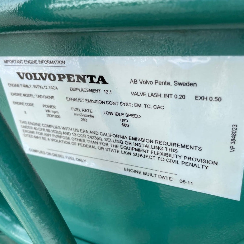 2011 Volvo D12C 521HP 6 Cyl Diesel Engine For Sale - hdengines.com