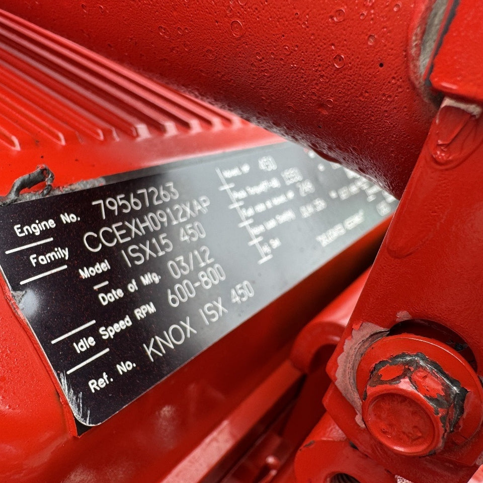 2012 Cummins ISX15 450HP 6 Cyl Diesel Engine For Sale – New Surplus, EPA10 - hdengines.com