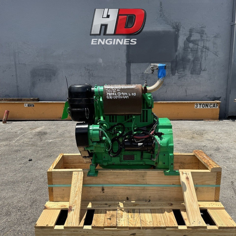 2012 Deutz D914L03 58HP 3 Cyl Diesel Engine For Sale - hdengines.com