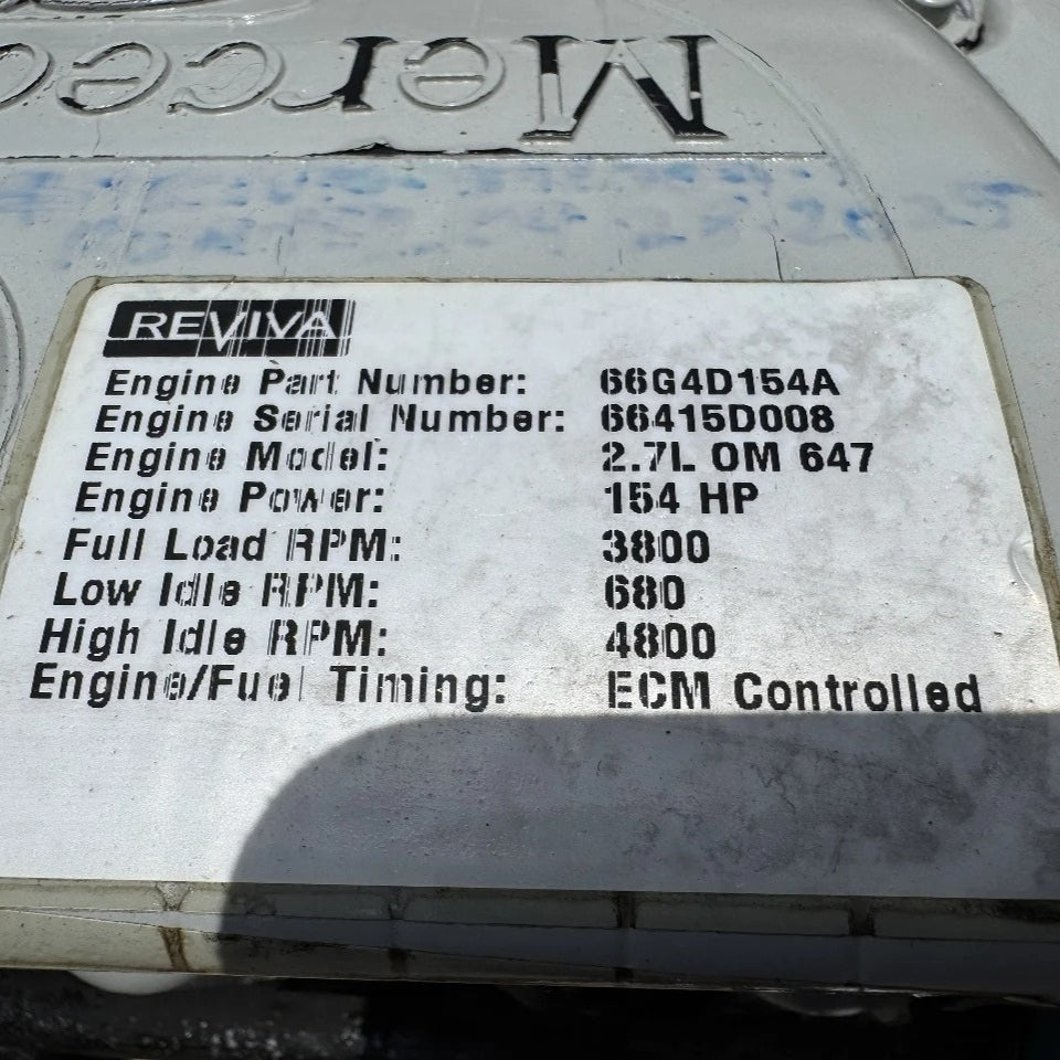 2006 Mercedes-Benz OM647 154 HP 5 Cyl Diesel Engine For Sale– Reviva Reman - hdengines.com