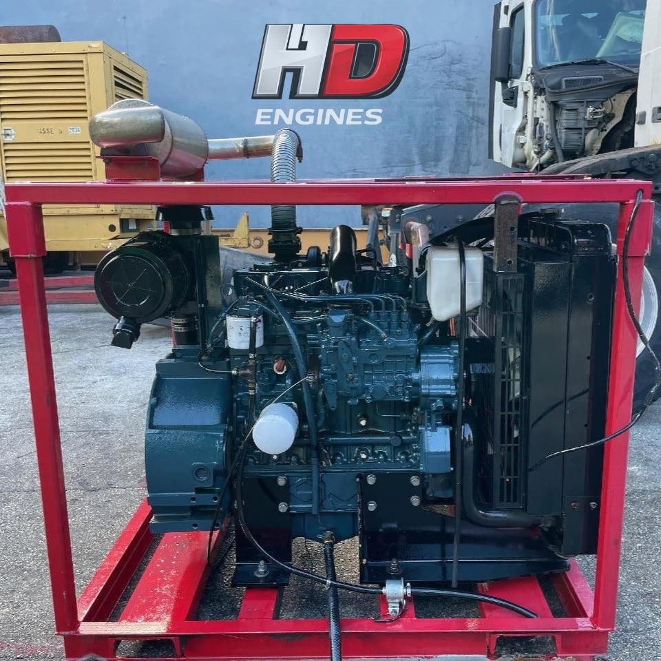 2012 Kubota V3600- 85HP 4 Cyl Diesel Engine For Sale - hdengines.com