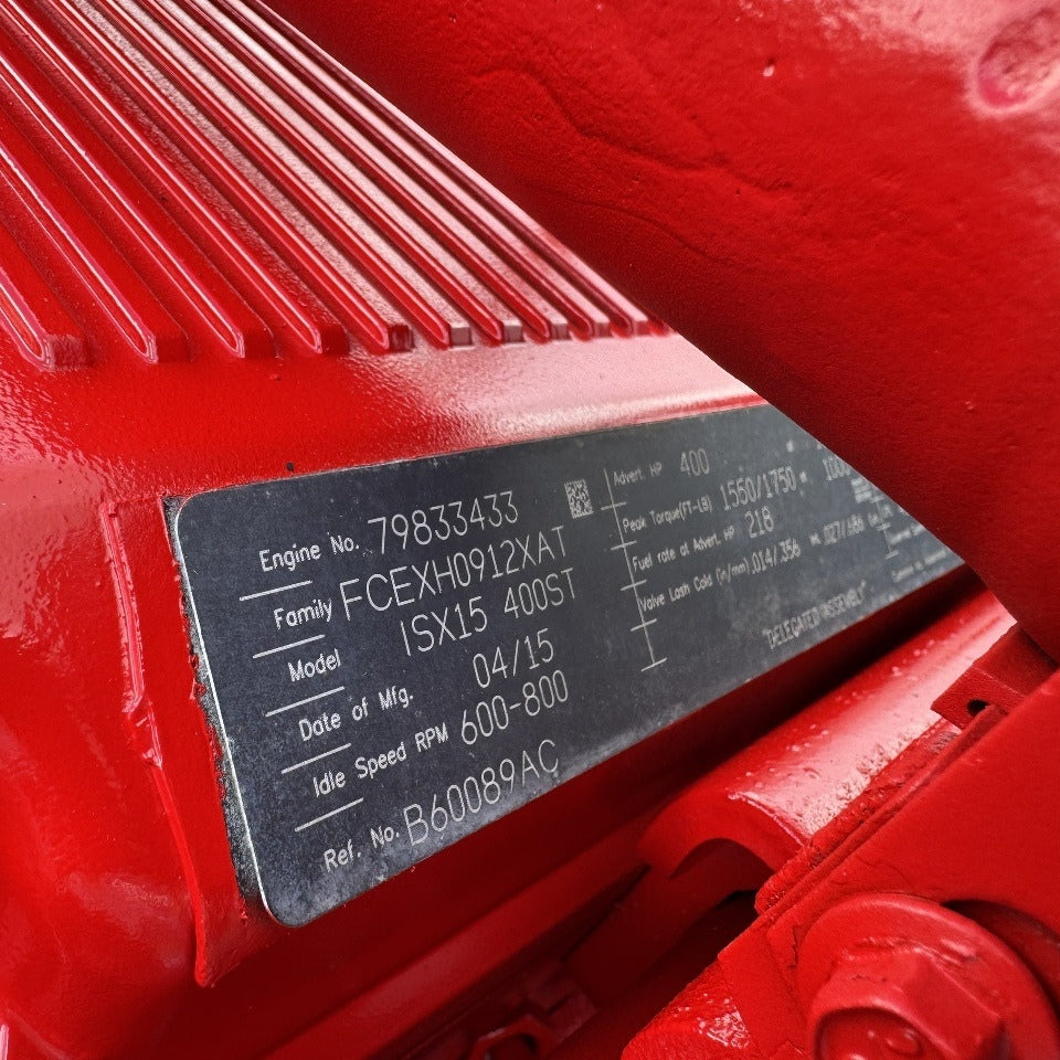 2015 Cummins ISX15 400HP 6 Cyl Diesel Engine For Sale – EPA13 - hdengines.com