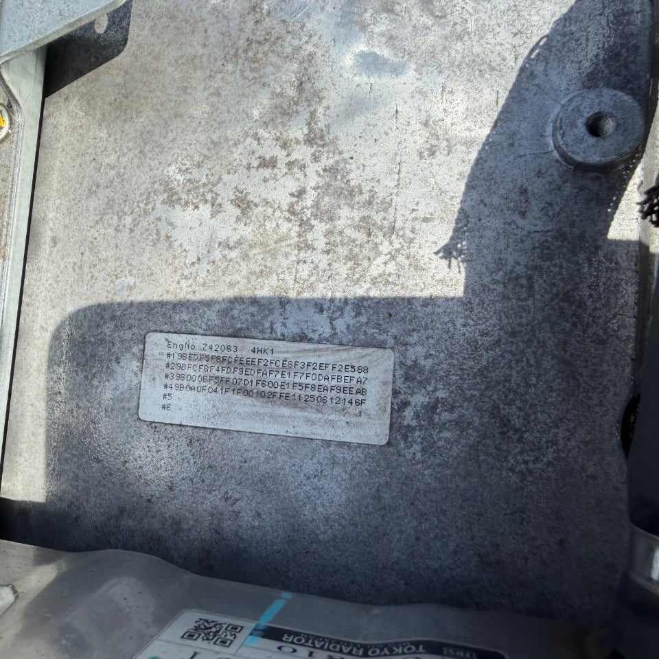 2018 Isuzu 4HK1TC Diesel Engine JSZXH05.23FB, 5.2L, 210HP EPA17