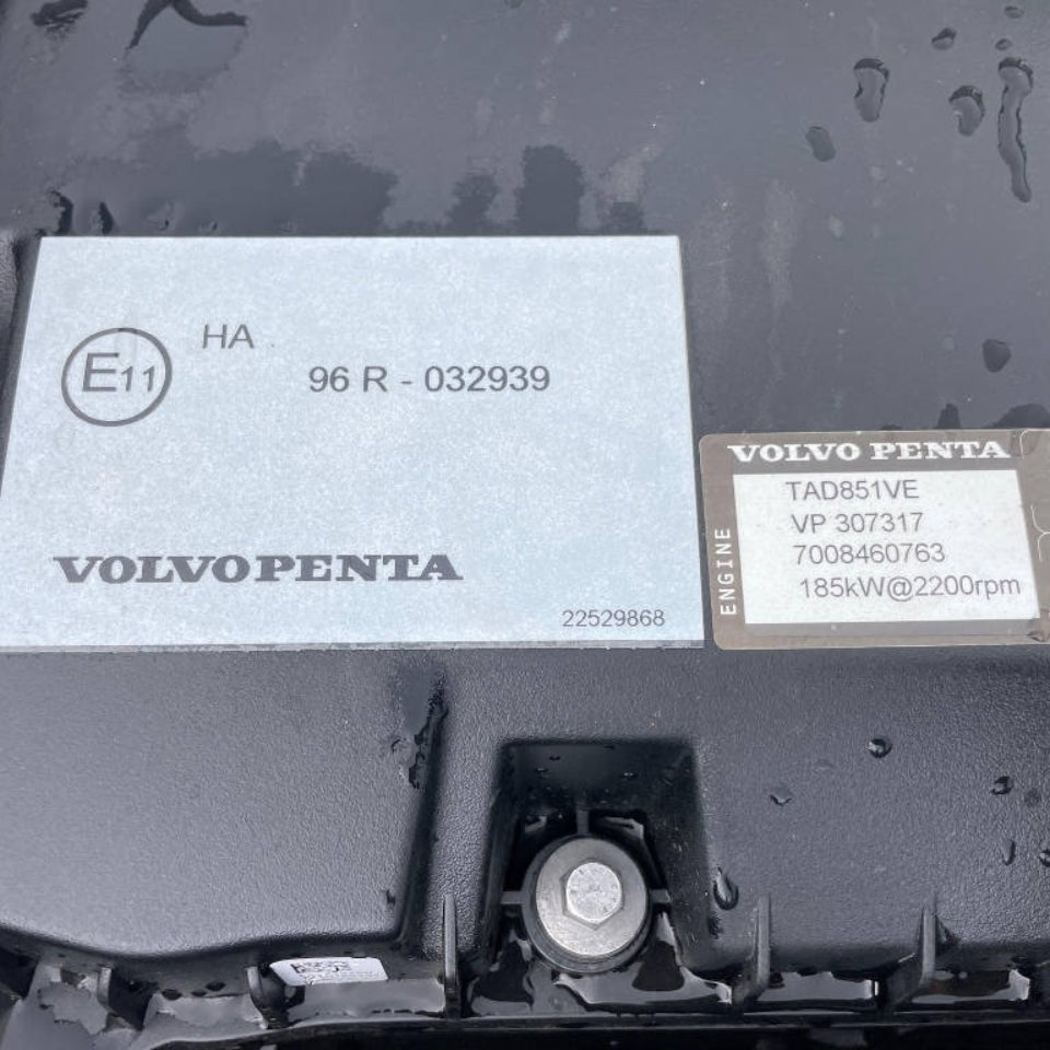 2018 Volvo TAD851VE 251HP 6 Cyl Diesel Engine Power Unit For Sale - hdengines.com