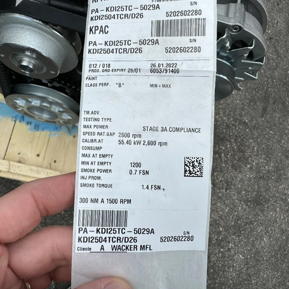 2022 Kohler KDI2504TCR 74HP 4 Cyl Diesel Engine For Sale - hdengines.com