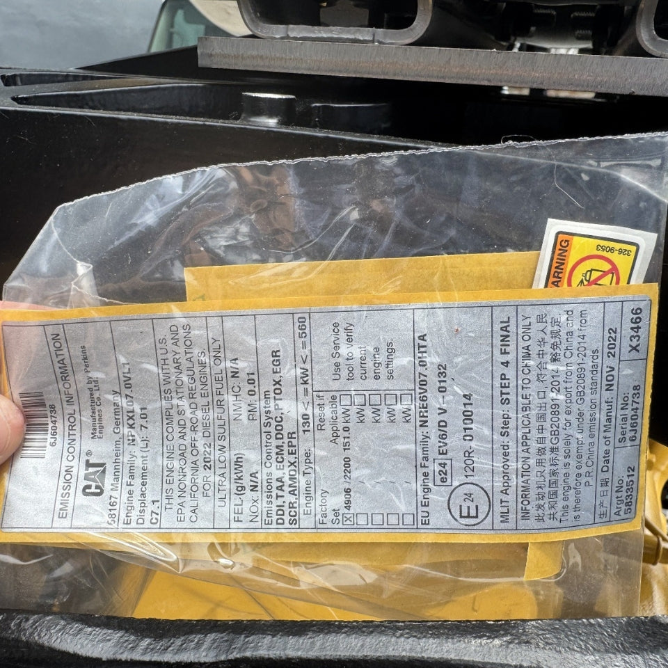 2022 Perkins 1206J-E70TA 202 HP 6 Cyl Diesel Engine For Sale - hdengines.com