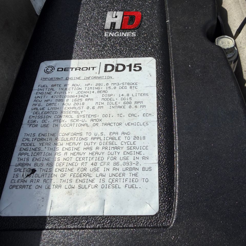 2018 Detroit DD15 505HP 14.8L EPA17 Diesel Truck Engine for Sale