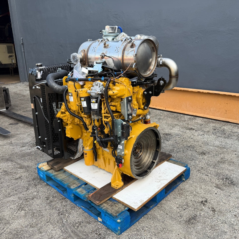 New 2025 CAT C4.4 Tier 4 Final Industrial Diesel Engine Power Unit, 4.4L, 146HP