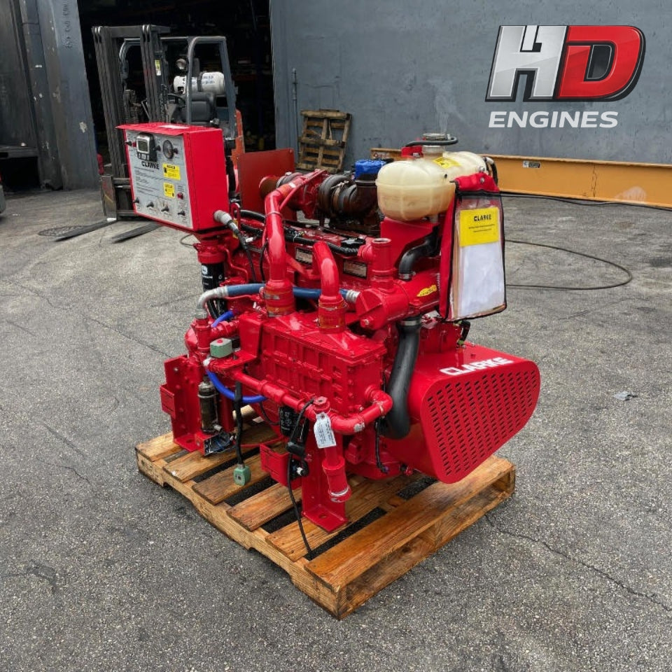 New 2017 John Deere 6068HFC28 175HP 6 Cyl Fire Pump Diesel Engine For Sale - hdengines.com