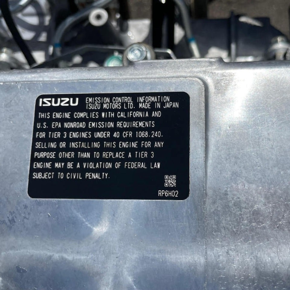 New 2018 Isuzu 6HK1 6 Cyl 7.8L Industrial Diesel Engine For Sale– Tier 3 - hdengines.com