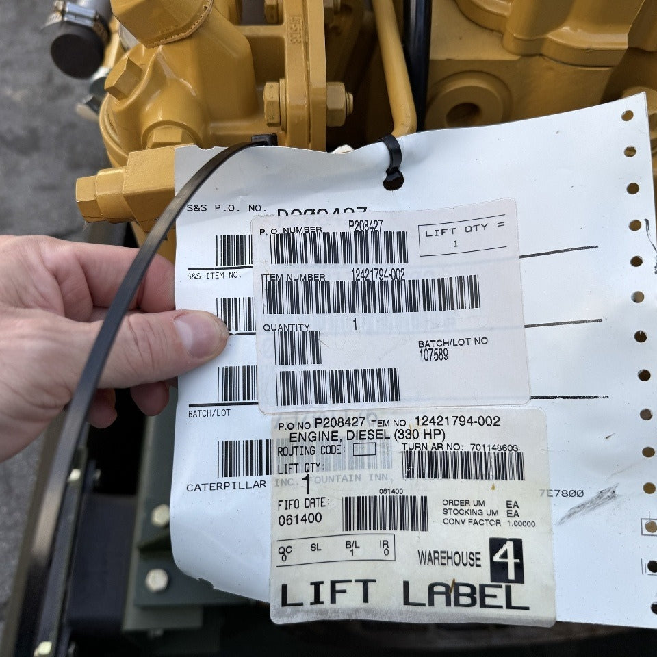 New 1999 CAT 3126 330HP 6 Cyl Diesel Crate Engine For Sale - hdengines.com