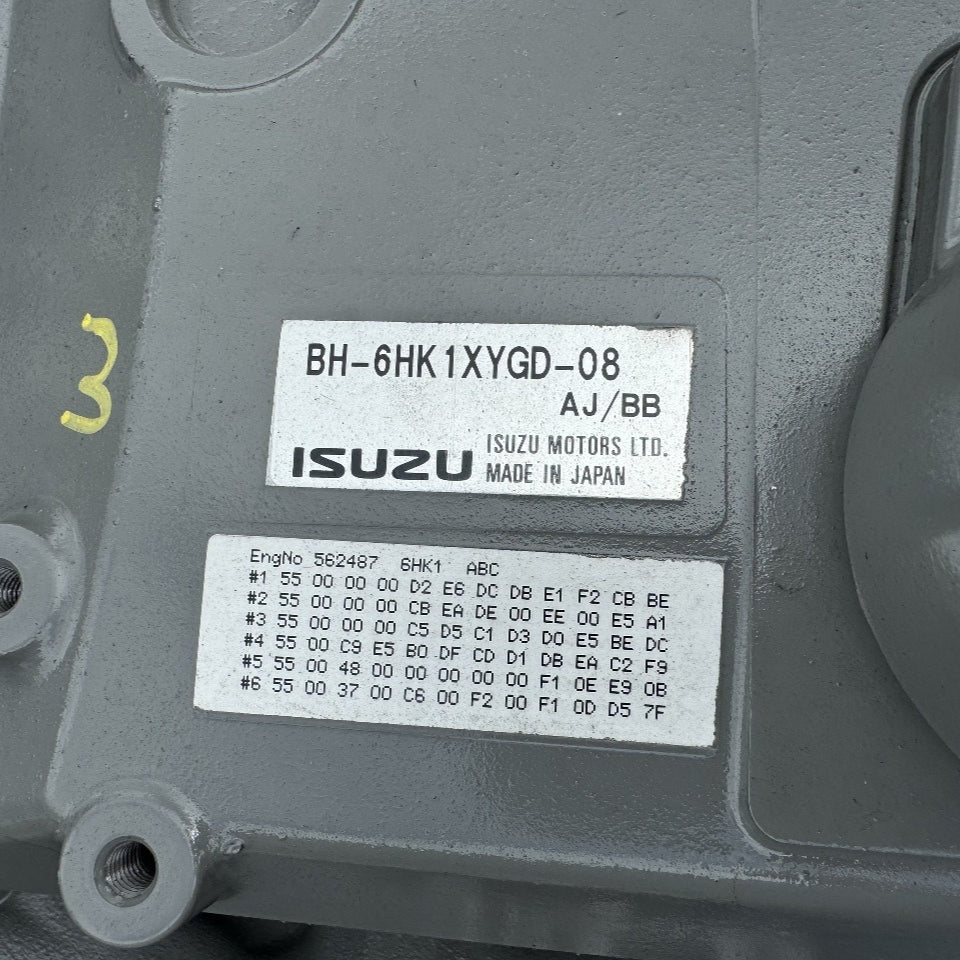 New 2017 Isuzu 6HK1X 240HP 6 Cyl Industrial Diesel Engine For Sale - hdengines.com