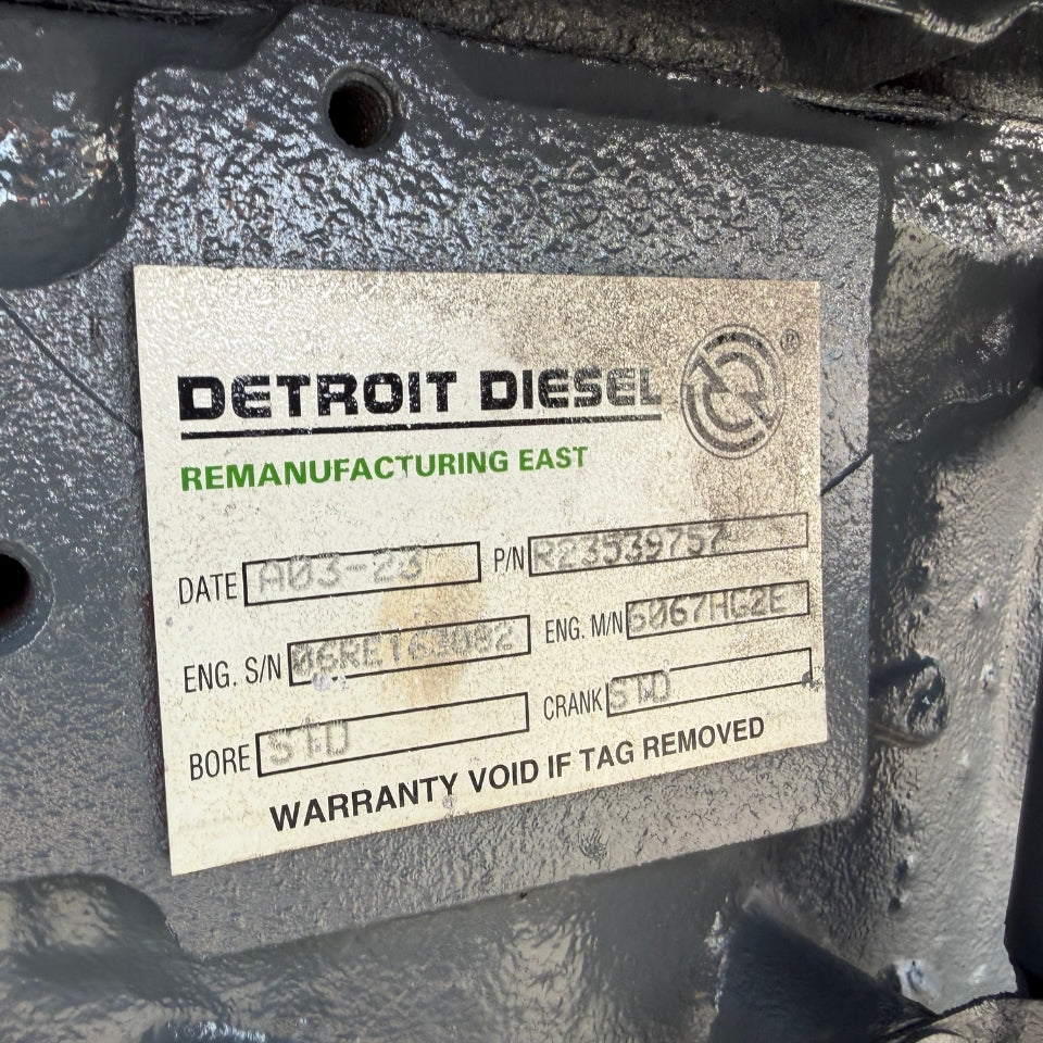 2023 Detroit Series 60 14.0L DDEC VI EPA07 OEM Reman Diesel Engine, 515HP