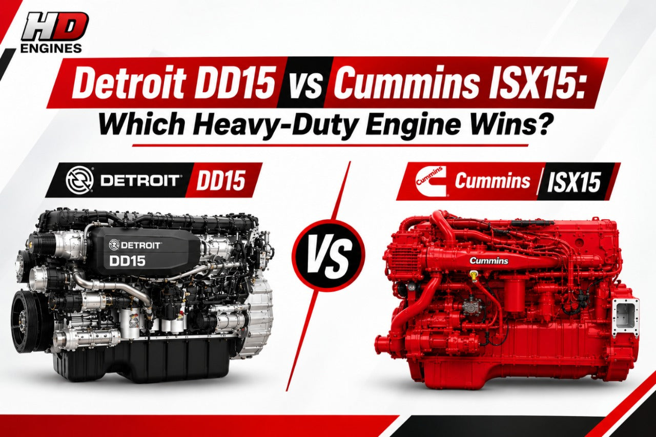 Detroit DD15 vs Cummins ISX15 Which Heavy-Duty Engine Wins