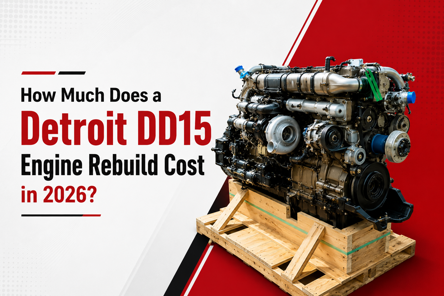 How Much Does a Detroit DD15 Engine Rebuild Cost in 2026?