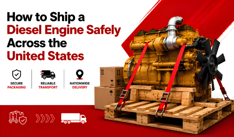How to Ship a Diesel Engine Safely Across the United States