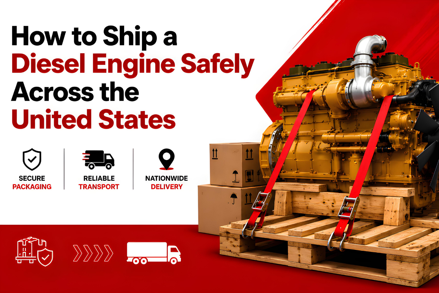 How to Ship a Diesel Engine Safely Across the United States