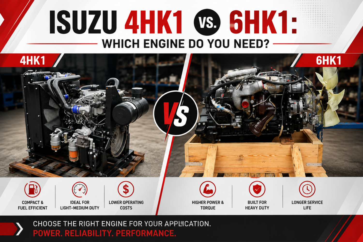 Isuzu 4HK1 vs. 6HK1: Which Engine Do You Need?
