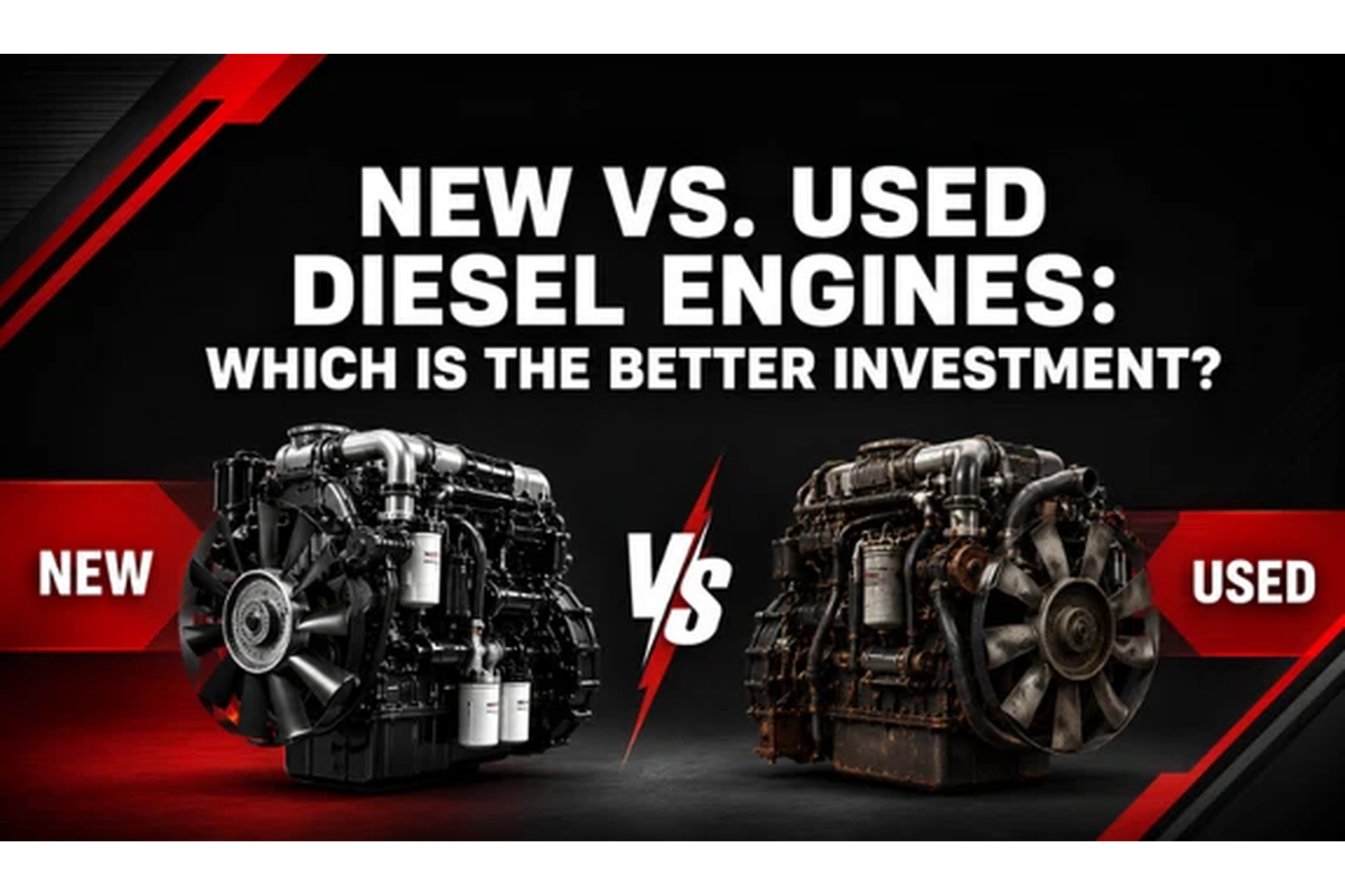 New vs. Used Diesel Engines Which Is the Better Investment