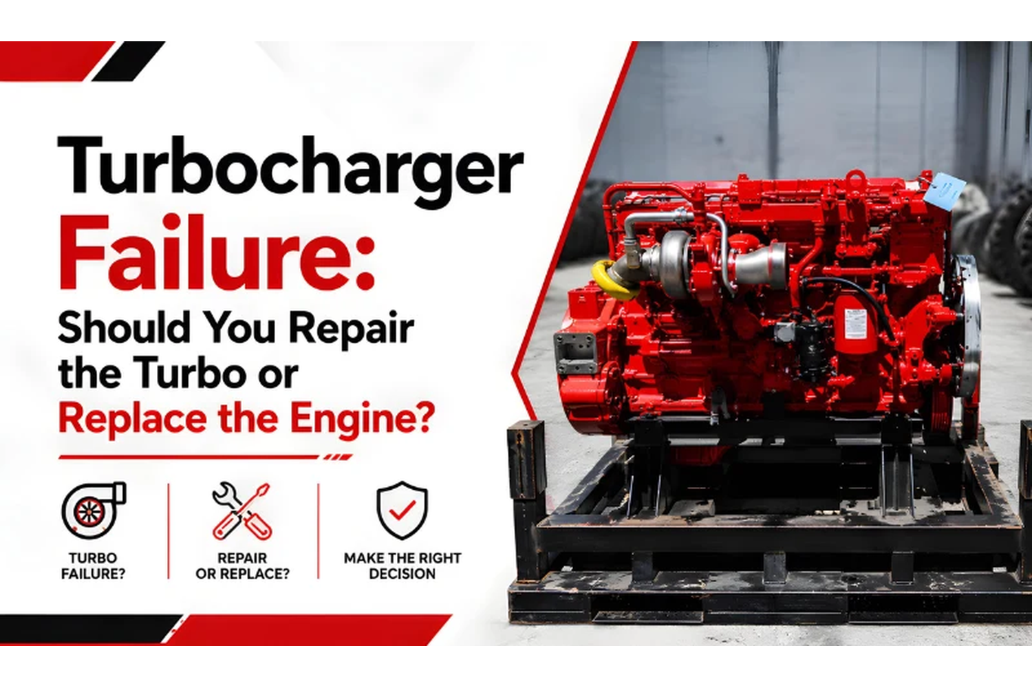 Turbocharger Failure: Should You Repair the Turbo or Replace the Engine?