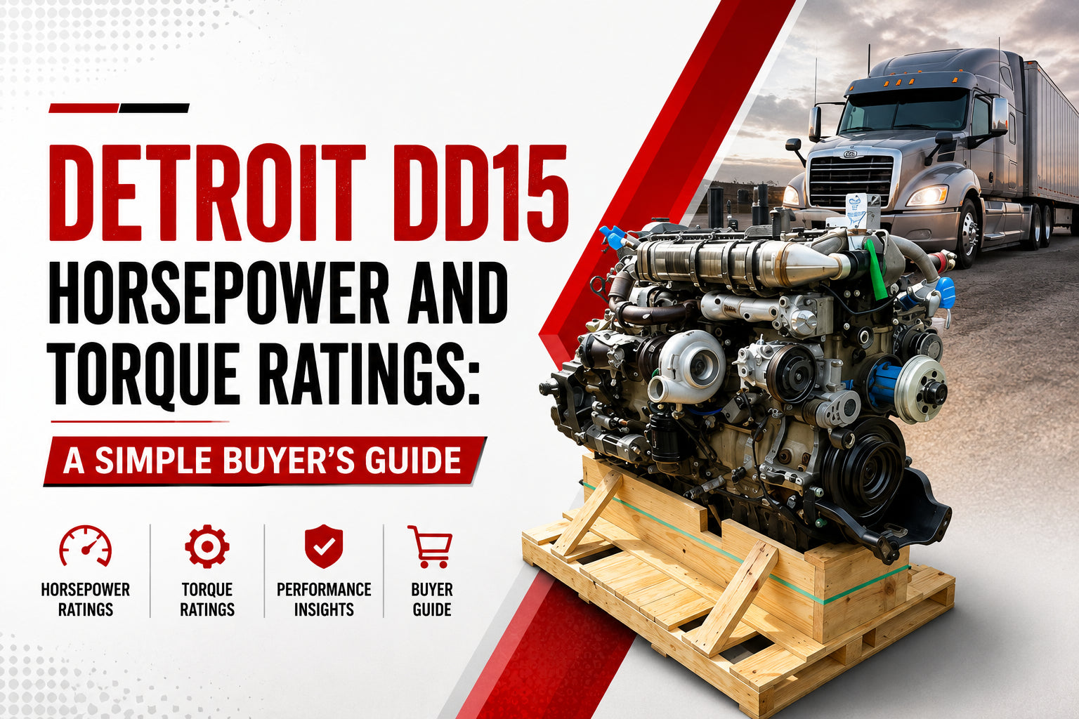 Detroit DD15 Horsepower and Torque Ratings: A Simple Buyer's Guide