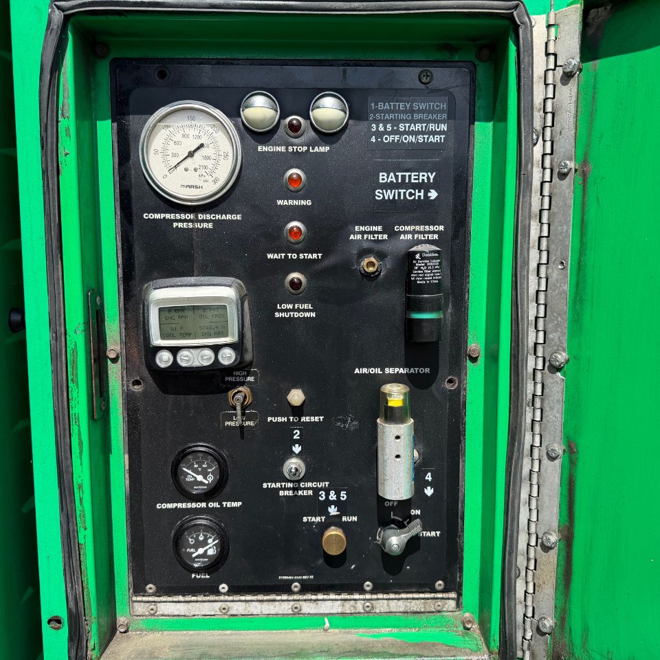 2017 Sullivan-Palatek 900 CFM Towable Diesel Air Compressor – 150 PSI