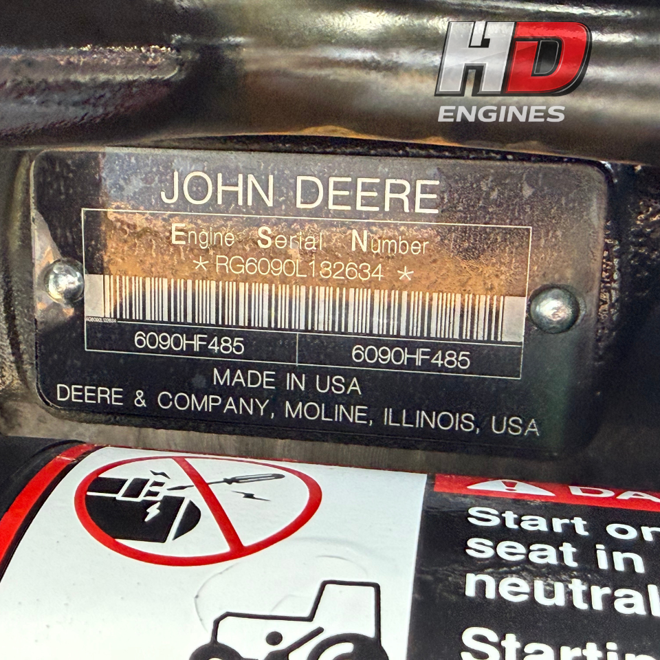 New 2017 John Deere 6090HF485 Industrial Diesel Engine for Sale
