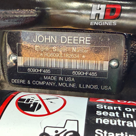 New 2017 John Deere 6090HF485 Industrial Diesel Engine for Sale
