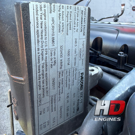 2017 PACCAR MX-11 Diesel Engine for Sale - Fully Inspected & Low Miles