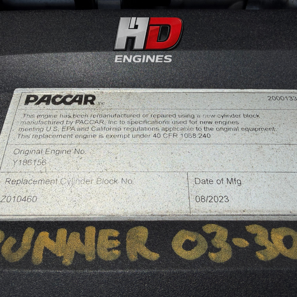 2020 Paccar MX-13 Diesel Engine for Sale – Remanufactured, Tested, OEM