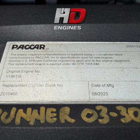 2020 Paccar MX-13 Diesel Engine for Sale – Remanufactured, Tested, OEM