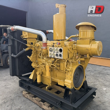 2000 CAT 3406E 575HP 6 Cyl – Industrial Diesel Power Unit with Control Panel - hdengines.com