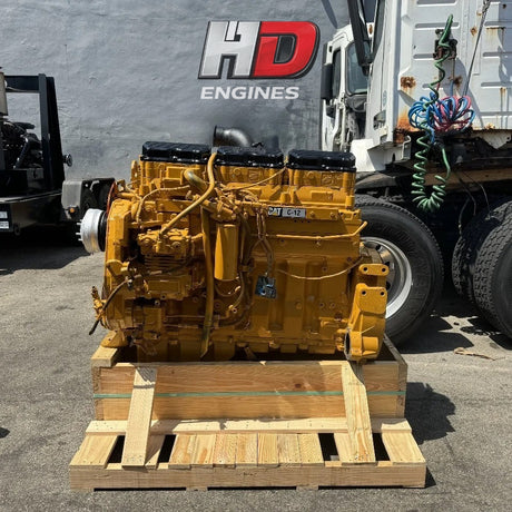 2002 CAT C12 455HP 6 Cyl – Diesel Truck Engine with Jake Brakes for Sale - hdengines.com