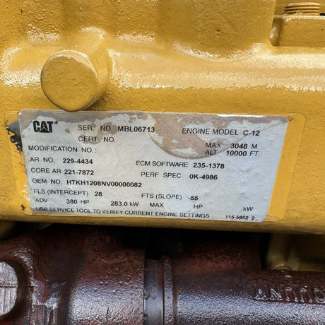 2003 CAT C12 380HP 6 Cyl – Diesel Truck Engine with Jake Brakes for Sale - hdengines.com