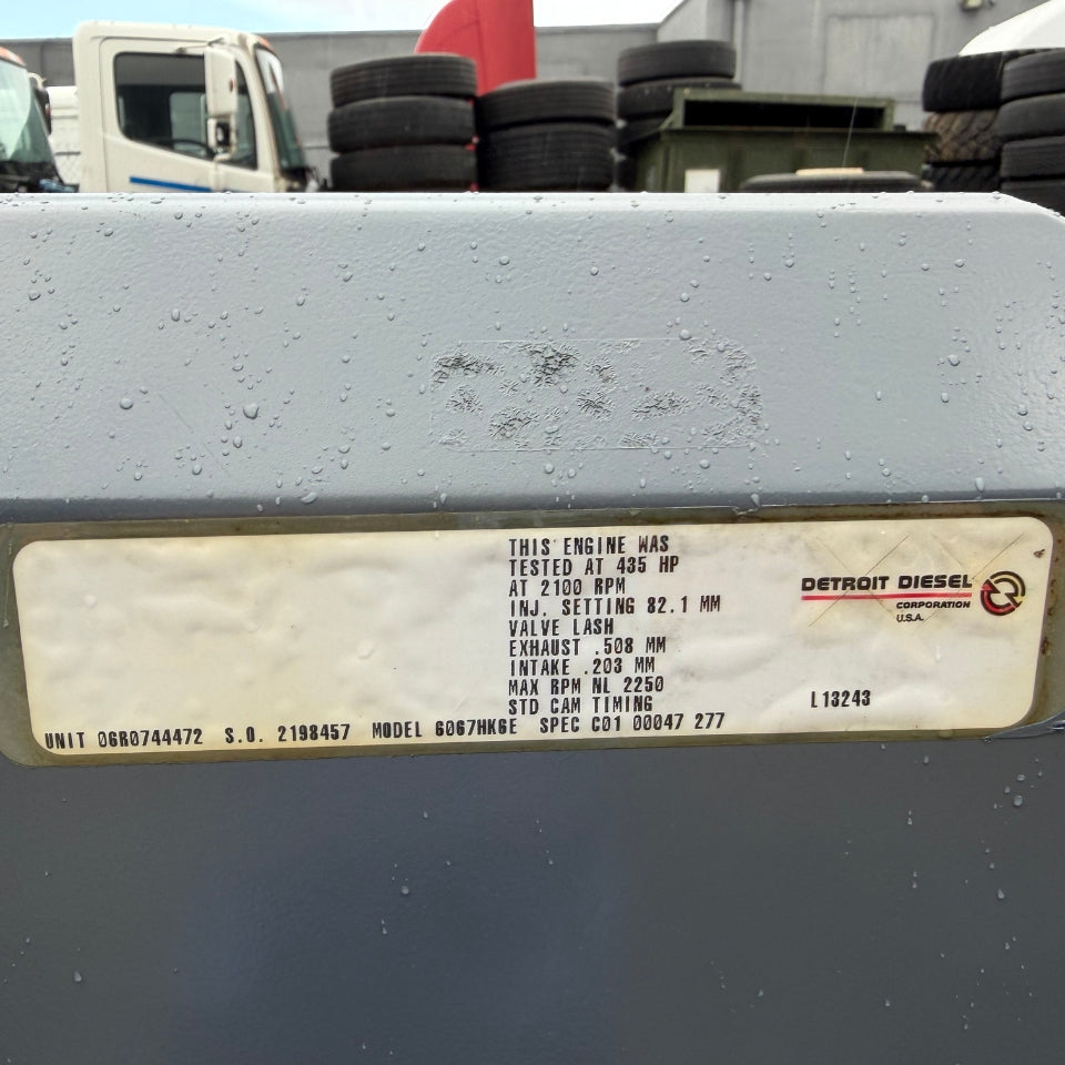 2003 Detroit Series 60 14.0 DDEC IV Diesel Engine, 500HP, 3DDXH14.0ELY, 6067HK6E