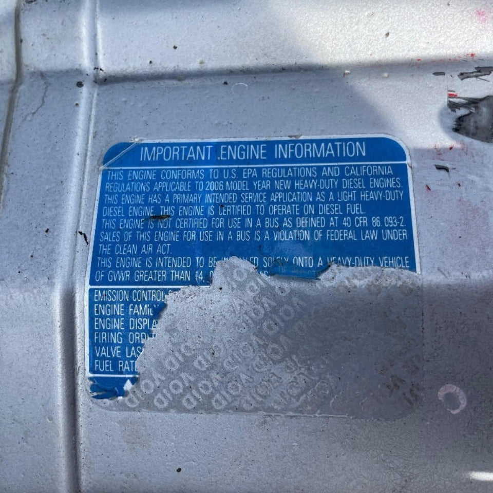 2006 Mitsubishi 4M50-3AT8 175HP 4 Cyl Diesel Engine For Sale – EPA04 - hdengines.com