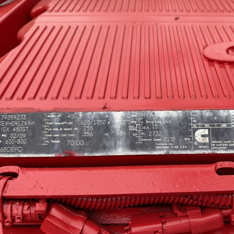 2009 Cummins ISX 450HP 6 Cyl Diesel Engine For Sale – ESN 79359233 - hdengines.com