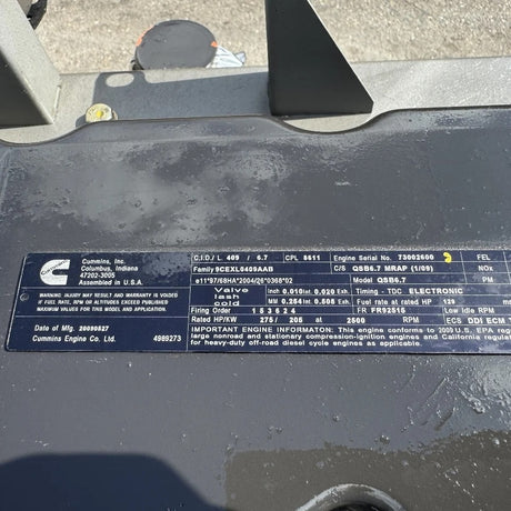 2009 Cummins QSB 6.7L 275HP Diesel Engine For Sale – Tier 3, New Crate - hdengines.com