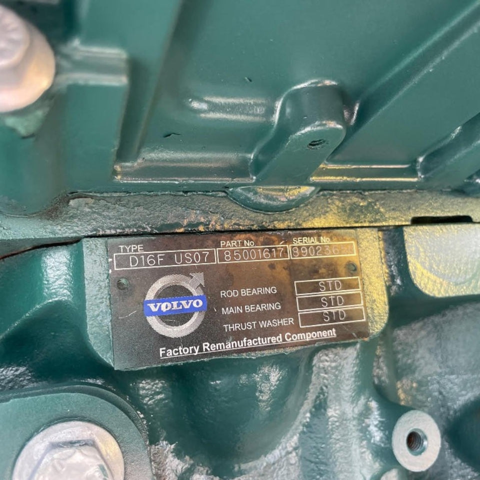2009 Volvo D16 625HP 6 Cyl Diesel Engine For Sale - hdengines.com