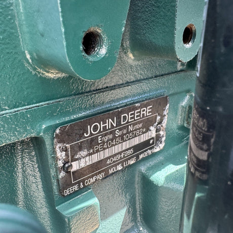 2010 John Deere 4045HF285 115HP 4 Cyl Industrial Diesel Engine For Sale - hdengines.com